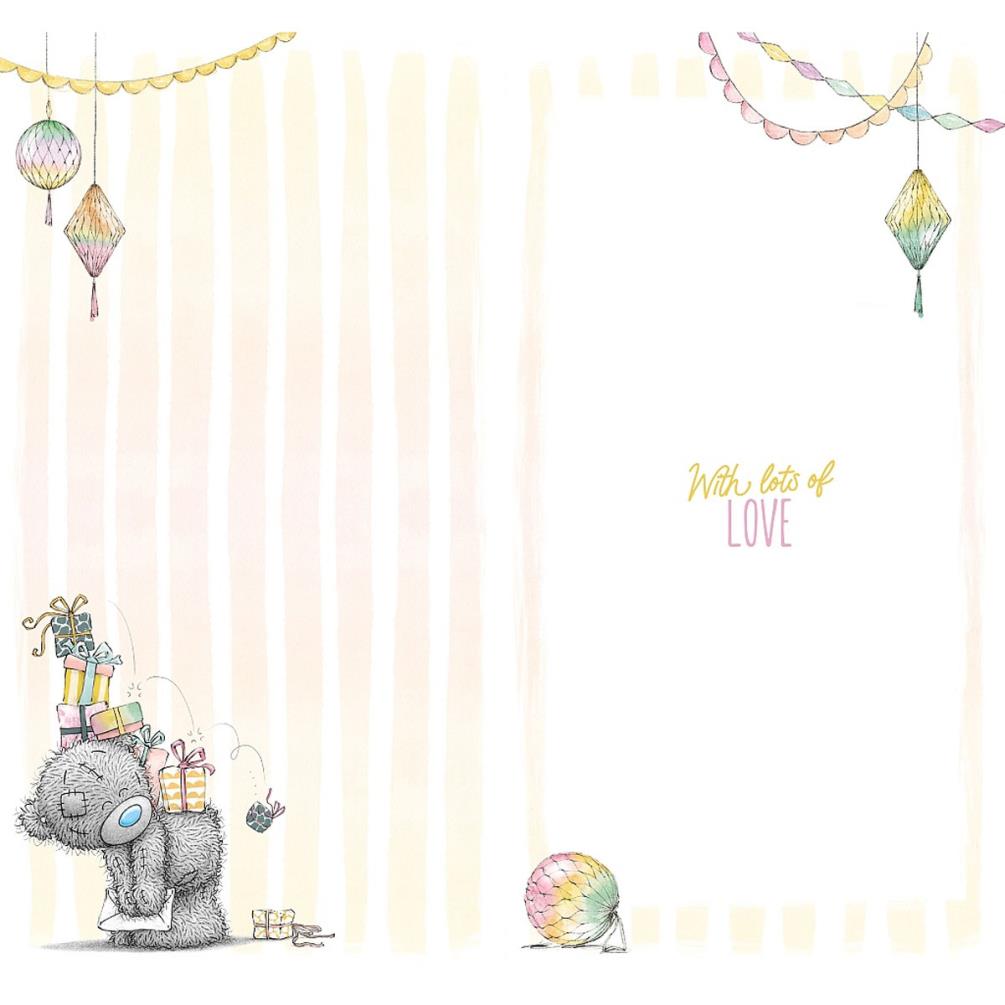 Let's Party Me to You Bear Birthday Card Extra Image 1